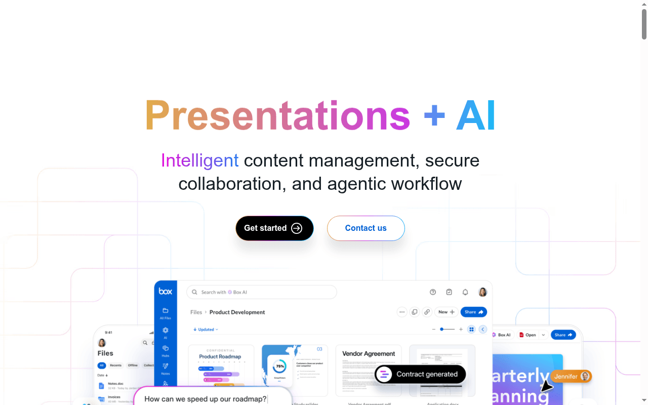 Contracts
 + AI