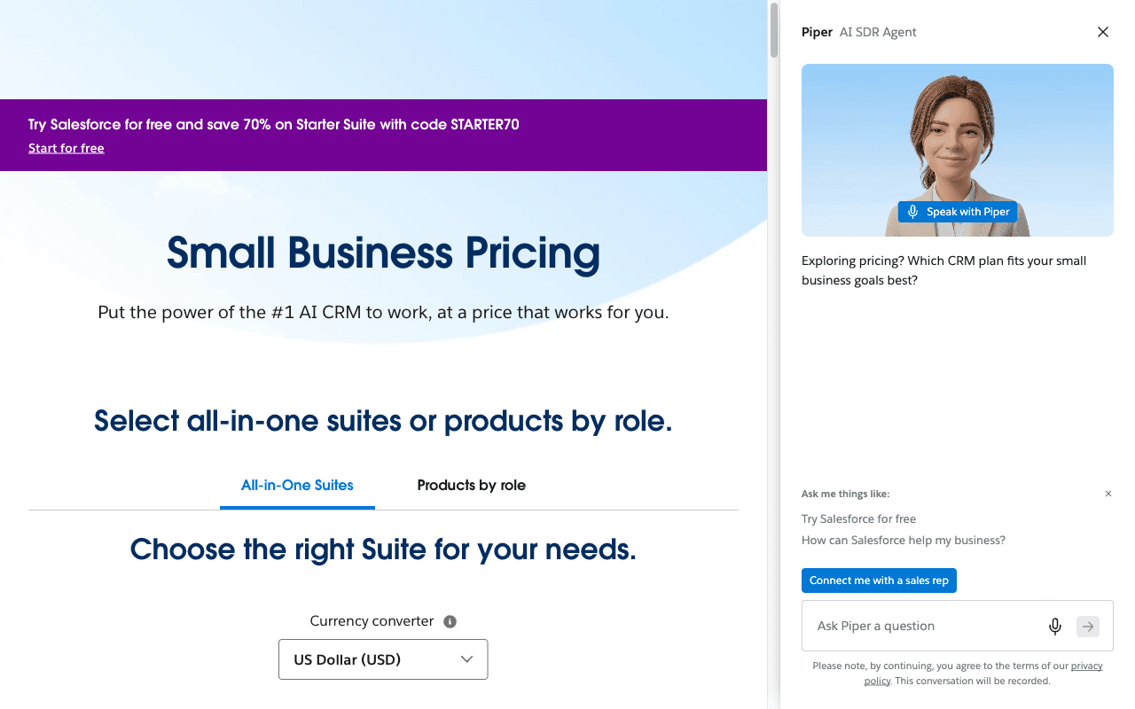 Small Business Pricing