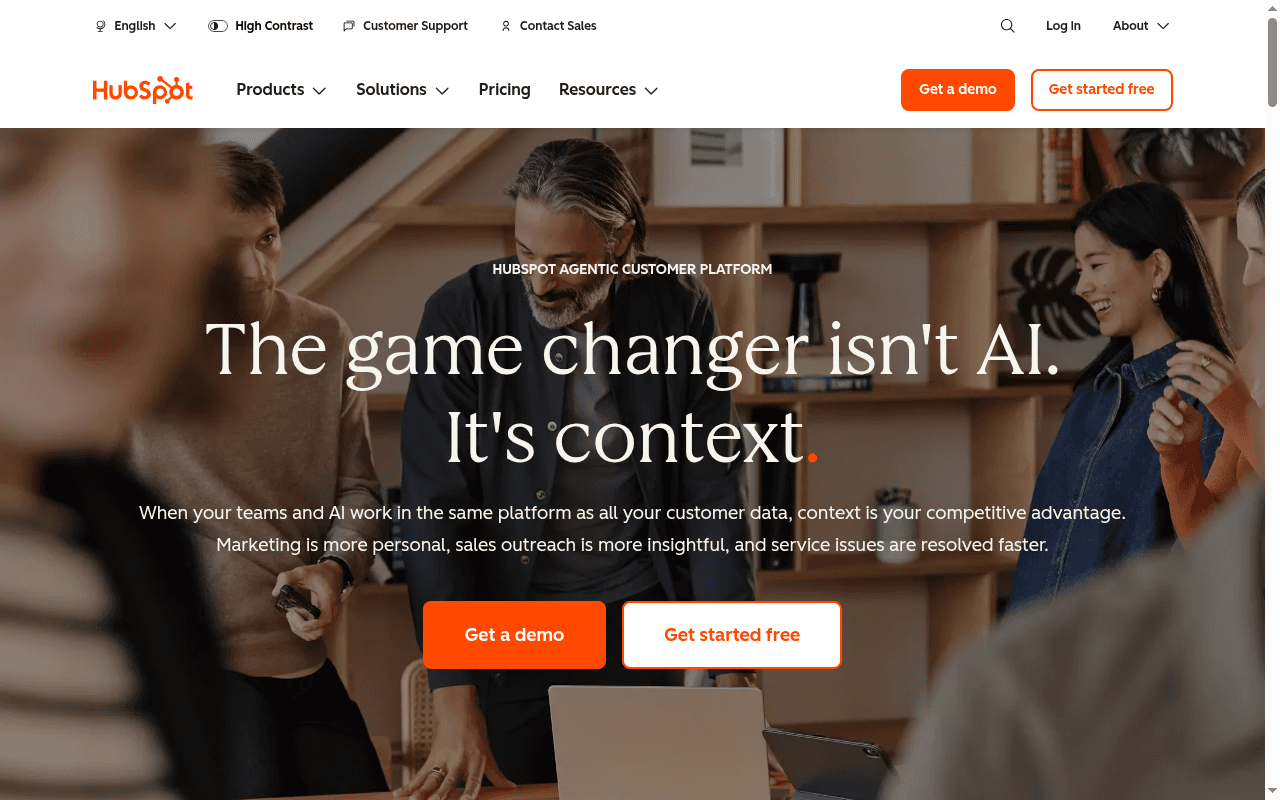 Most tools work in isolation.
HubSpot works in ...