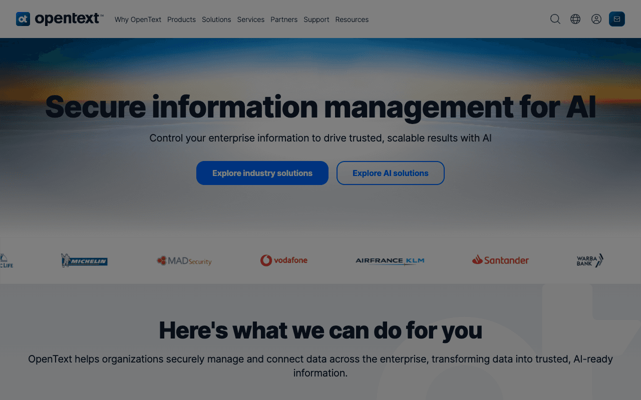 Secure information management for AI