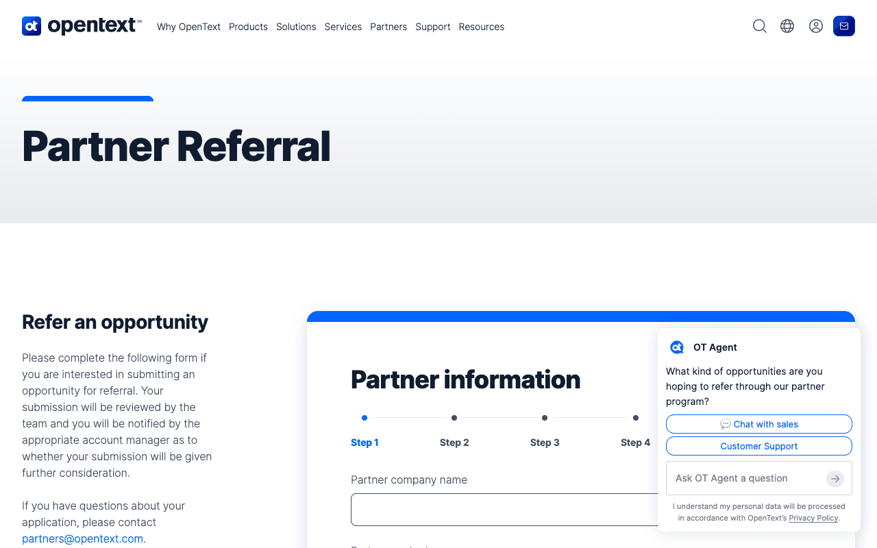 Partner Referral