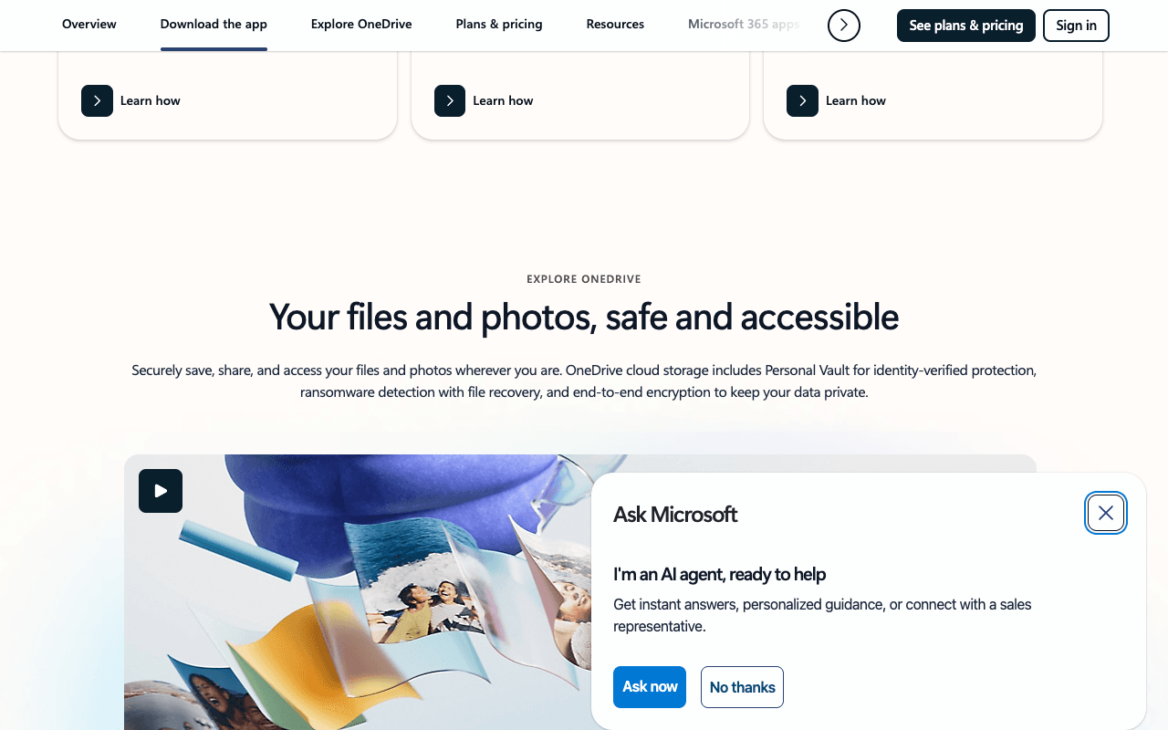 Your files and photos, safe and accessible