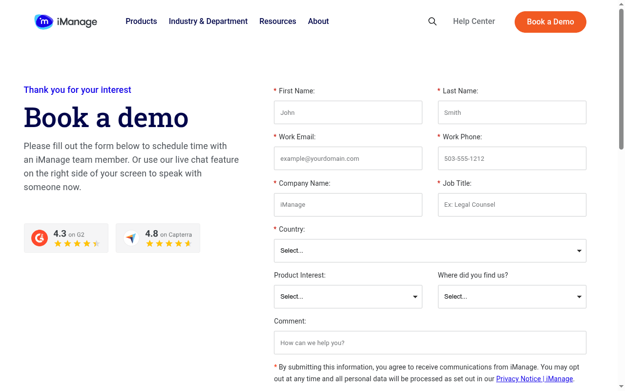 Book a demo