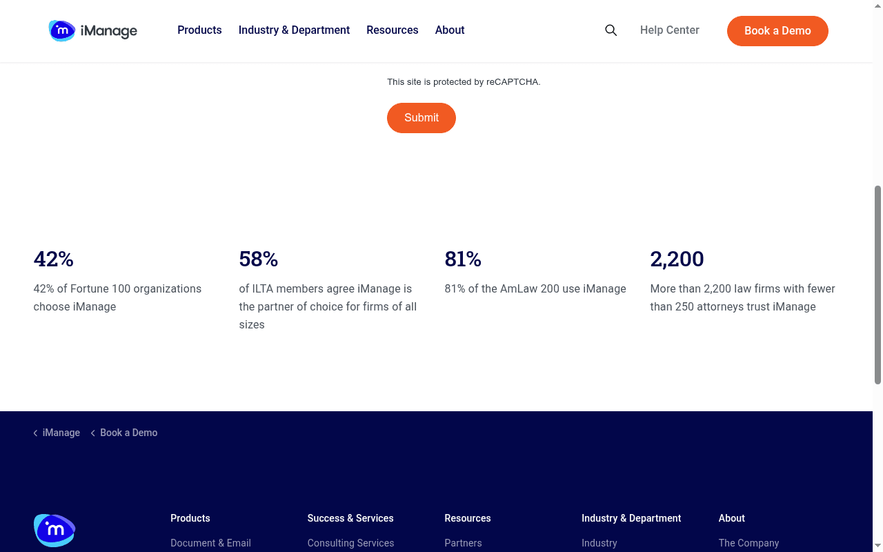 Contact / Quote Form Overview