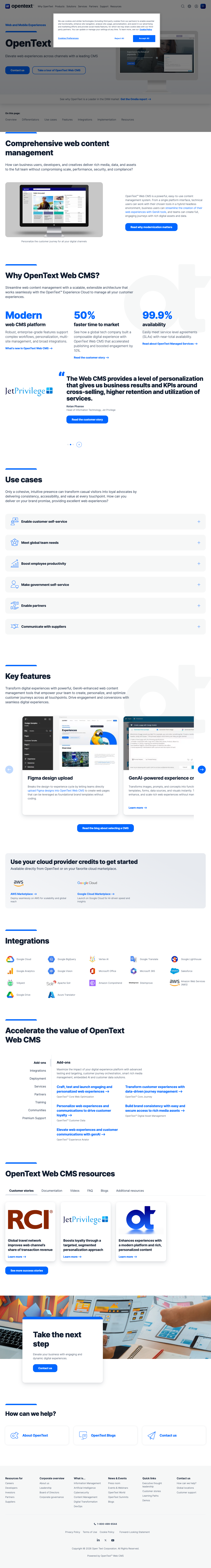 Web Content Management System | OpenText Web CMS